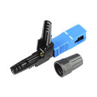 Fast Fiber Optic Field Assembly Connectors SC UPC For 2.0x3.0mm FTTH Drop Cable